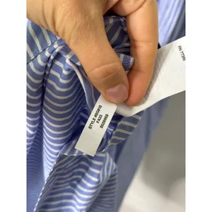 J.Crew Shirtdress Blue White Striped Short Sleeve Fit Flare Organic Cotton thumbnail 7