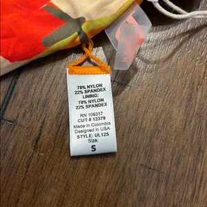 B. Swim One Piece “Fruit Cocktail” print NWT Size Small thumbnail 5