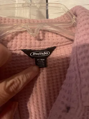 BUFFALO WAFFLE BUTTON-DOWN TOP WOMENS SIZE XS (Midday Rose) Country thumbnail 3