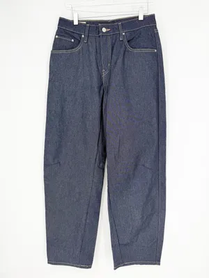 NWT Levi's Baggy Dad Barrel Leg Jeans Women's 28 Blue Y2K Denim thumbnail 3