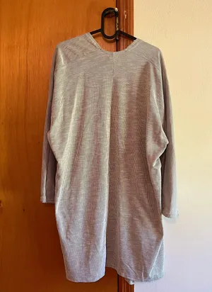 Anthropologie DONNI. Ribbed Sandwash Open Cardigan thumbnail 6