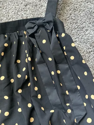Sugar Thrillz Black Polka Dot Bow Coquette Y2K Bubble Dress thumbnail 3