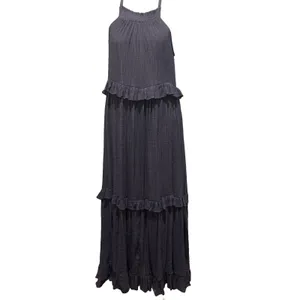 Listicle Women's Small Blue Maxi Racerback Dress thumbnail 3