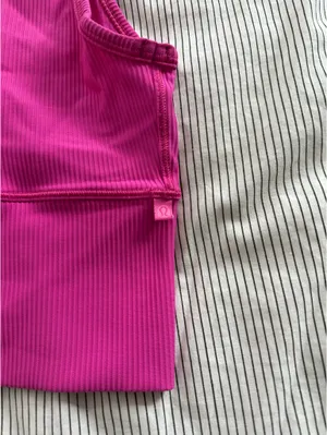 Lululemon Hot Pink Power Pivot Tank thumbnail 3