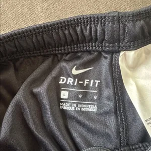 Women’s Nike Dri-Fit Sport Shorts Black Drawstring Waist 725956-010 Size L NWT thumbnail 6