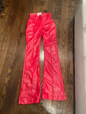 Revice Denim Red  Pants/ Venus Flared thumbnail 4