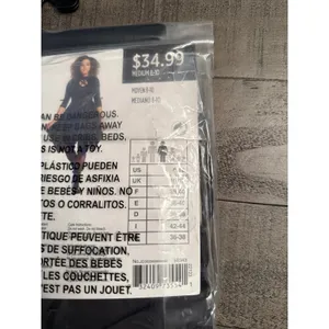 NWT Women's‎ Black Goth Witch Dress Costume Size Medium thumbnail 5