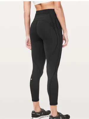 lululemon athletica Black High-Rise Seam Detail Leggings thumbnail 2