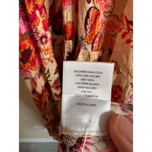 a loves a Womens Maxi Dress S Multicolor Viscose Boho Floral Tiered Button Front thumbnail 8