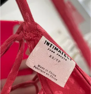 Free People Intimately Red Pattern Sundress  thumbnail 2