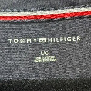Tommy Hilfiger Womens‎ Navy Blue T-Shirt Dress Side Stripe Logo Large L thumbnail 3