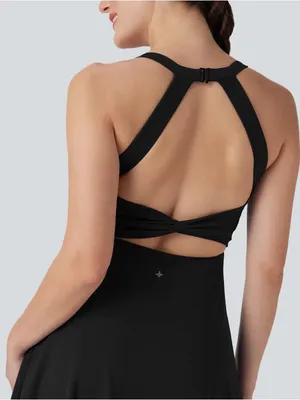 Halara Flare Low Support Dance Active Dress-Longer Length-Easy Peezy Edition thumbnail 6