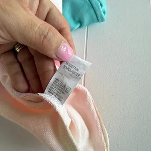 Boutique Womens Medium Pastel Tie Dye Crop Hoodie Lightweight thumbnail 4