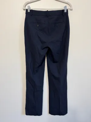 Theory Wool Navy Blue Trouser Pants Size 27 Waist Women’s Minimalist Luxury thumbnail 6