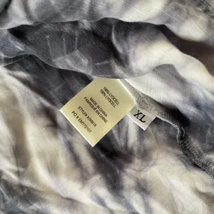 Side Stitch Women's Top Sz XL Tie Dye Tencera Button Front Top Blue A393918 thumbnail 6