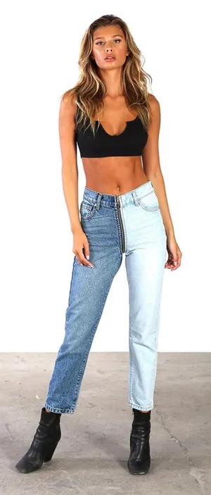 Revice Denim Yin Yang Crop Jeans thumbnail 1