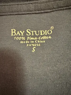 Classic Long-Sleeve Crewneck Top - Dusty Blue thumbnail 4