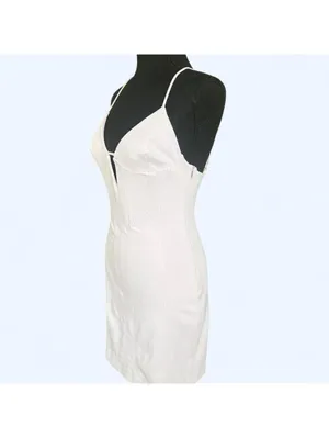 Zara lilac bodycon mini dress fairycore soft girl size small 💜 thumbnail 5