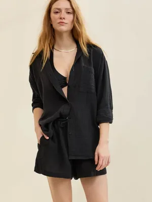 Aerie Day-Off Short - Black thumbnail 3