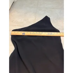 Lauren Ralph Lauren Black One Shoulder Midi Dress‎ Size 4 Formal Evening thumbnail 9