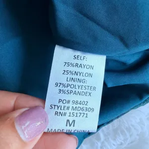 Le Lis Collection Green Ruched Strapless Mini Dress Size M MD6309 thumbnail 4