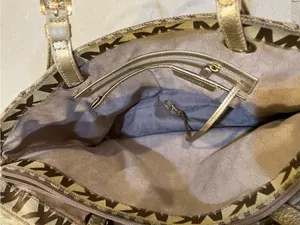 Michael Kors Jet Set Canvas Signature Tote Bag thumbnail 8