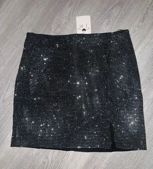Cloud Ten Rhinestone Mini Skirt thumbnail 1