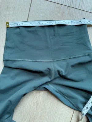 Lululemon Align High-Rise Pant 25" Dark Forest Sage Green Size 2 thumbnail 11