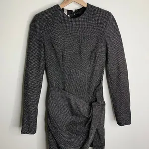 House of CB Gisella Mini Longsleeve Beaded Dress Womens New Small thumbnail 5