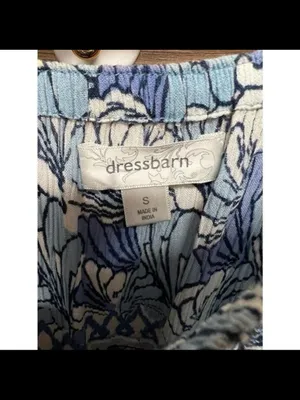 Dressbarn Boho‎ Ombre Blue Maxi Skirt thumbnail 2