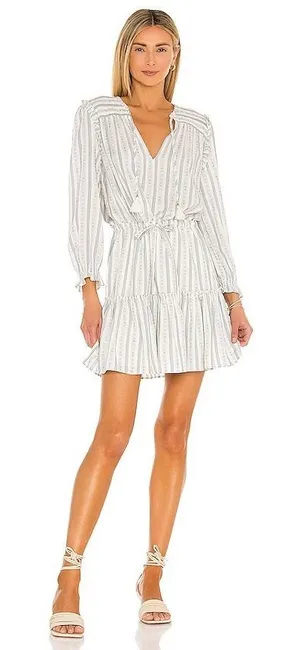 PAIGE Kaylynn Dress in Arona Multi Size‎ Medium Long Sleeve Mini thumbnail 1