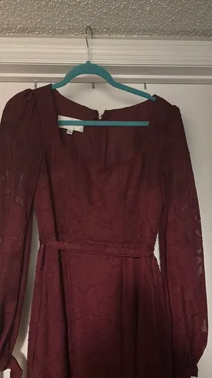 Azazie Wine Purple Dress thumbnail 6