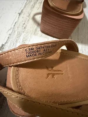 Frye Tan Huarache Braided Ankle-Strap Block Heel Sandal Size 6.5 thumbnail 10