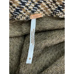 Free People Women's Multicolor Plaid Check High Rise Mini Flare A-Line Skirt M thumbnail 6