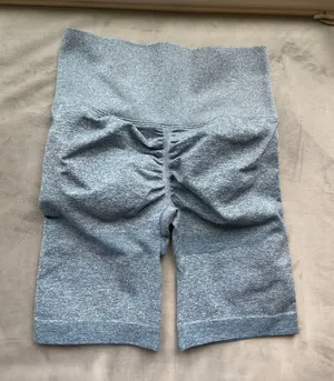scrunch biker shorts Blue thumbnail 1