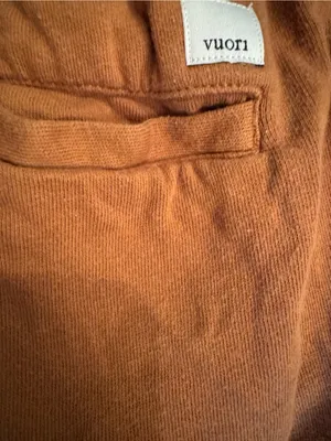 Vuori Sunnyside Fleece Shorts Medium Cinnamon Brown EUC Drawstring thumbnail 6