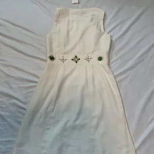 Banana-republic Women's Cream and White Dress thumbnail 7