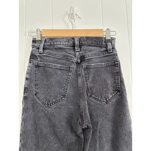 Abercrombie‎ Fitch Ultra High Rise Crop Button Fly Jeans Charcoal Wash Size 24 thumbnail 7
