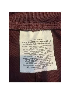 Nike Women's Dri-Fit Cropped Leggings Maroon / burgundy Size S Athletic Sports thumbnail 7