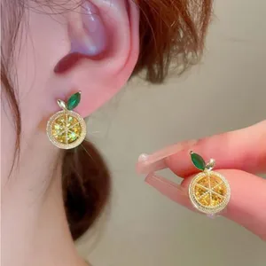 Lemon Drop Earrings Gold thumbnail 6