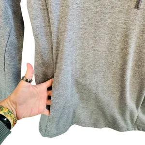 Nike Gymshark Women's Medium Gray Pullover Hoodie Logo Athleisure‎ Gorpcore Cozy thumbnail 10