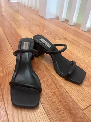 Steve Madden Heels Black Strappy 8 thumbnail 7
