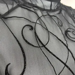 Patrice Catanzaro Sheer Velvet Burnout Mini Dress Sz 10 Mesh Whimsigoth Festival thumbnail 5