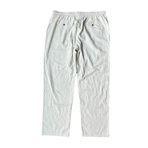 NWT Dandy Del Mar Brisa Men’s Linen Pants XXL Vintage Ivory Relaxed Fit Wide Leg thumbnail 4