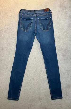 High Rise Super Skinny Denim Jeans Size 7 thumbnail 2