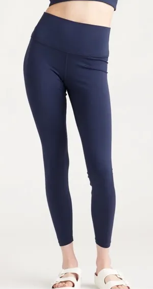 Quince Ultra-Soft Navy Blue Performance Legging size XS thumbnail 1
