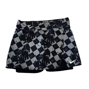 Nike Women's Dri-FIT Tennis Skort Black/White XS Athletic Activewear thumbnail 6