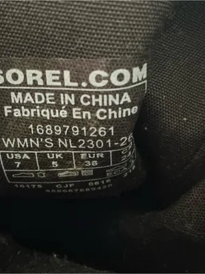 Sorel “Addinngton” tall water proof boots brown leather suede size 7 thumbnail 4