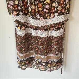 NWT! BCX Brown Patterned Dress Size thumbnail 7