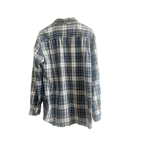 Carhartt Men’s Plaid Flannel Size XL Blue Black White Cotton Long Sleeve thumbnail 2